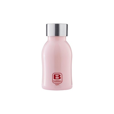 B Bottles Light - Rosa - 350 ml - Botella de acero inoxidable 18/10 ultraligera y compacta